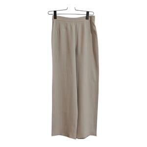 Burberry Beige Wide Leg Dress Pants Vintage Classic